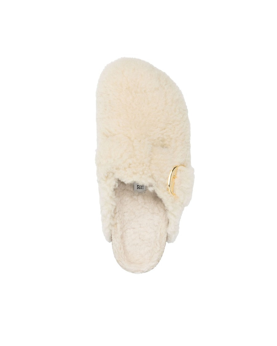 Birkenstock Shearling Boston Slip-On Shoes