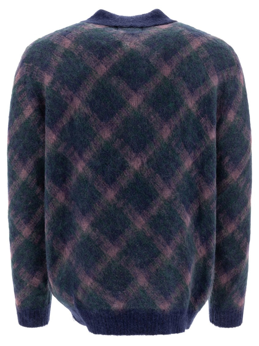 Beams Plus Shaggy Knit Polo Shirt