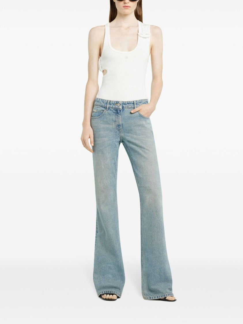 Courrèges Light Blue Denim Jeans