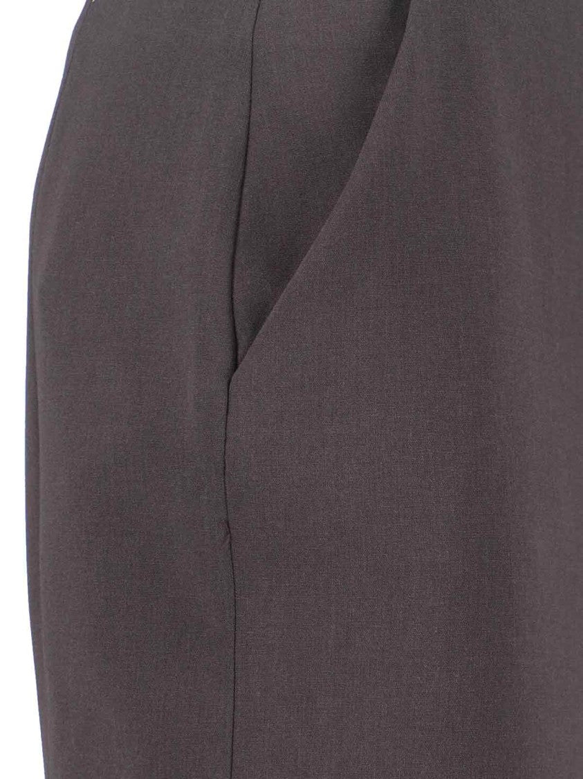 Giorgio Armani Knee-Length Tailored Skirt With Subtle Back Slit