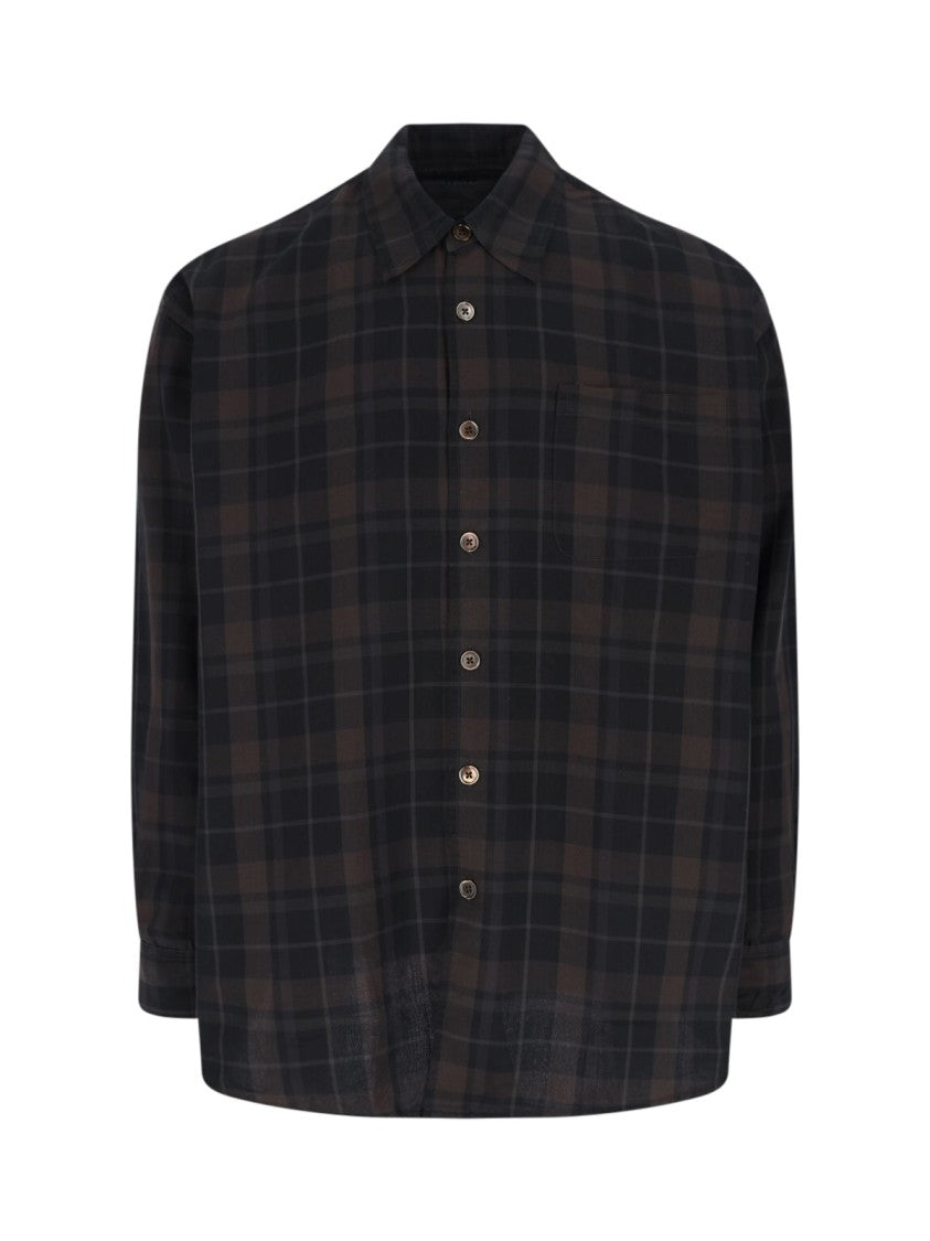 Our Legacy Plaid' Shirt – Black