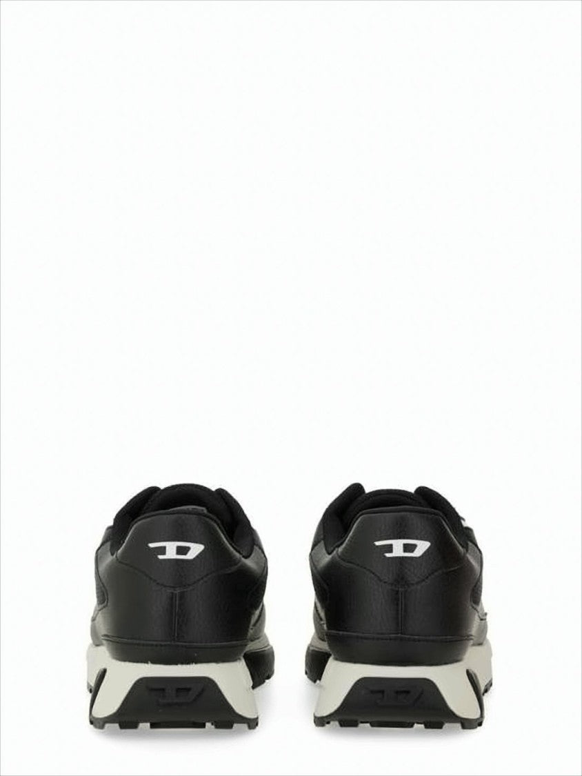 Diesel Mesh-Panel Sneakers With Contrast Midsole