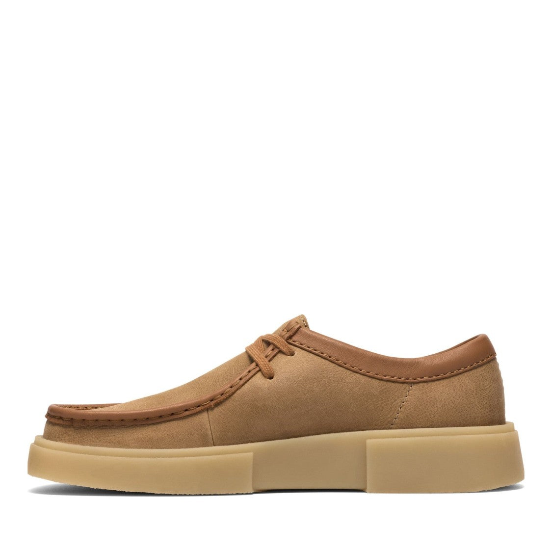 Clarks Torview G Brown Moccasin-Style Leather Sneakers