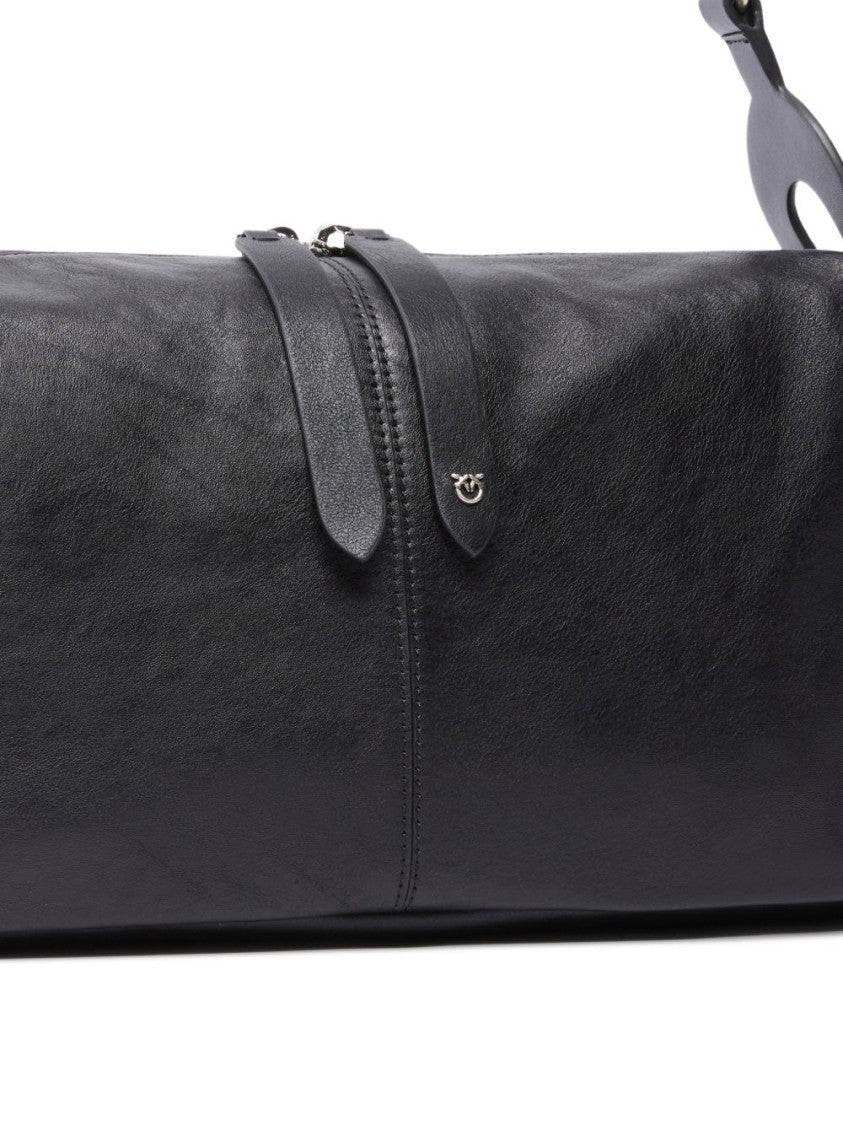 Pinko Minimalist Smooth Leather Shoulder Bag