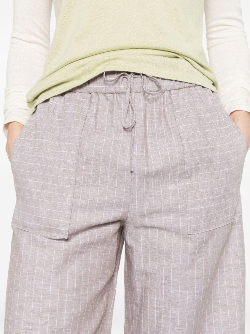Max Mara Wide-Leg Pants With Elastic Waistband