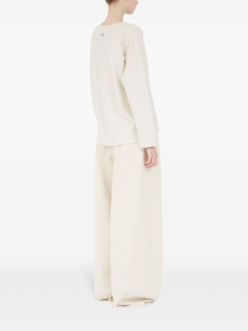 Maison Margiela Relaxed Fit Long Sleeve Top