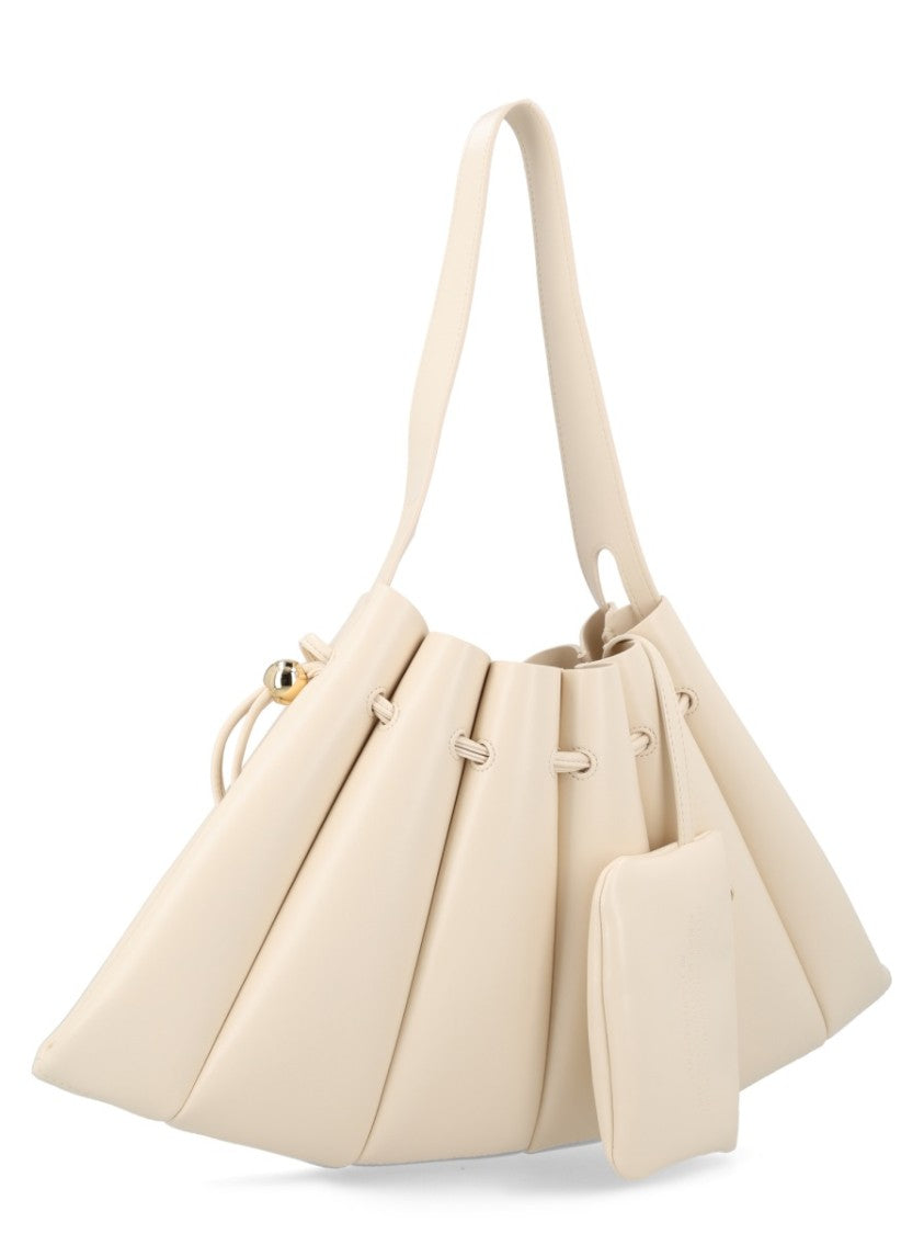 Themoirè Calipso Padded Fan-Like Polyester-Blend Shoulder Bag