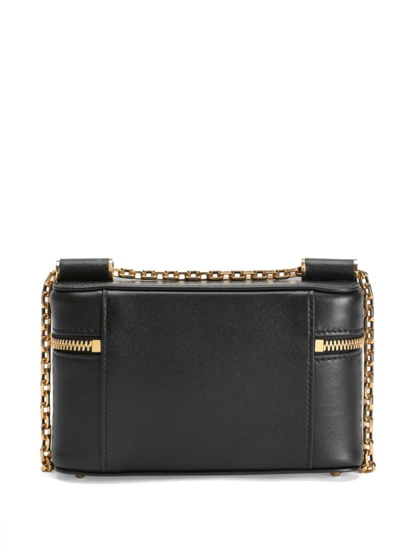 Dolce & Gabbana Crossbody Bag In Black Plongè Calf Leather