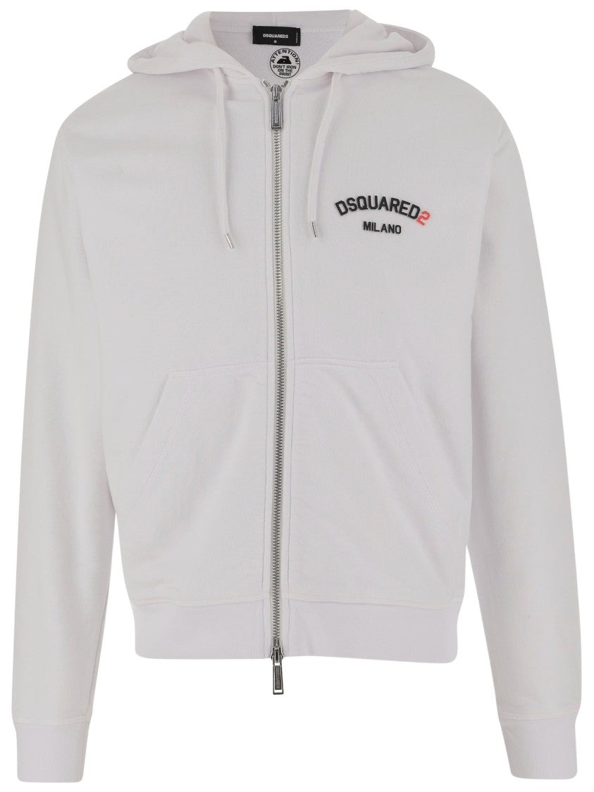 Dsquared2 Cotton Hoodie With Logo