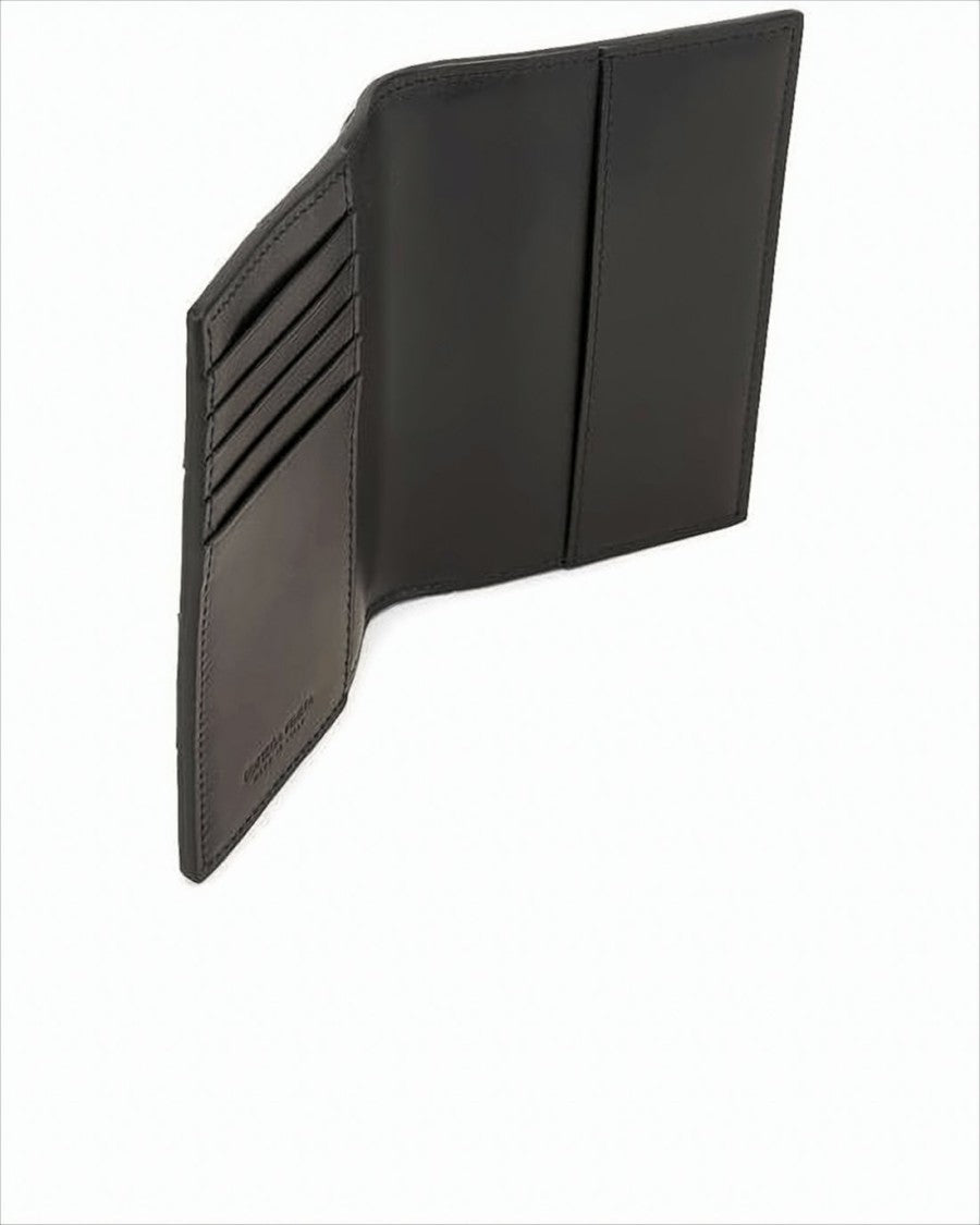 Bottega Veneta Long Wallet With Distinctive Woven Pattern