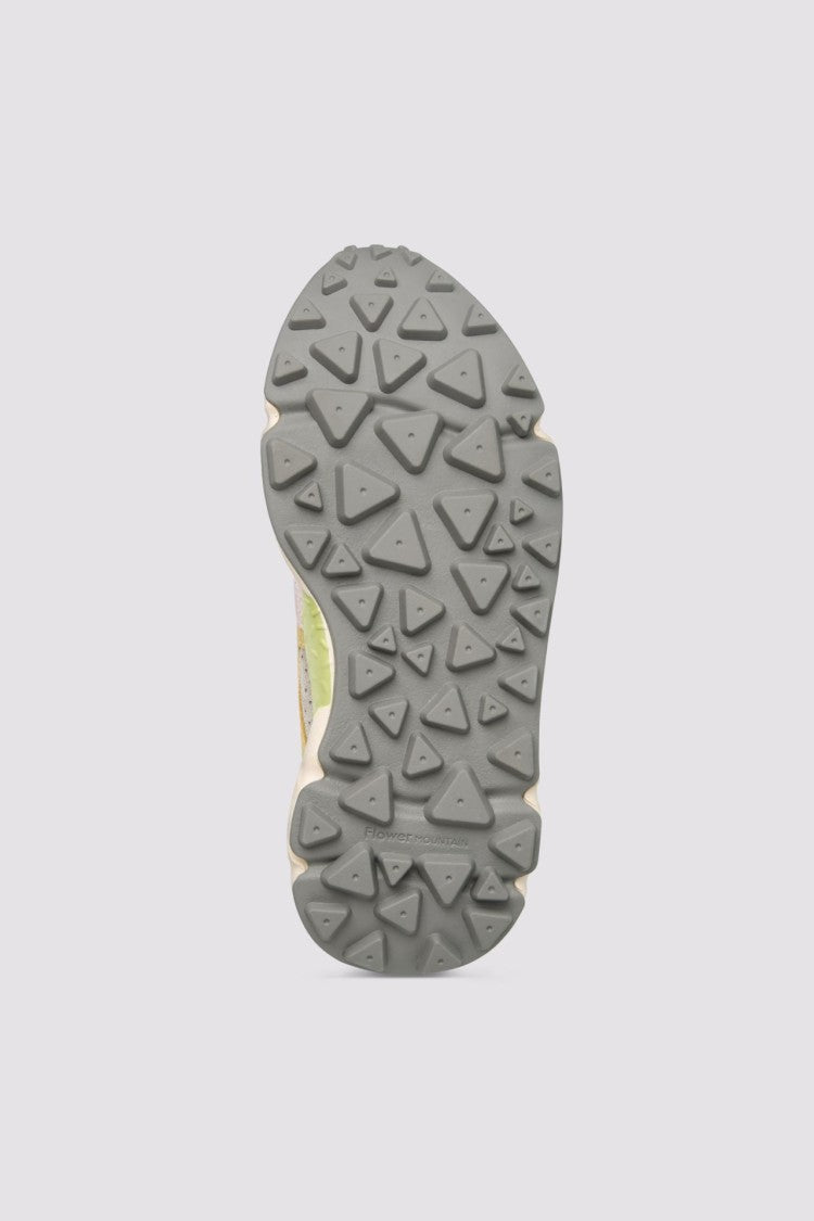 Flower Mountain Multi-Colored Sneakers With Chunky Sole And Decorative Perforations