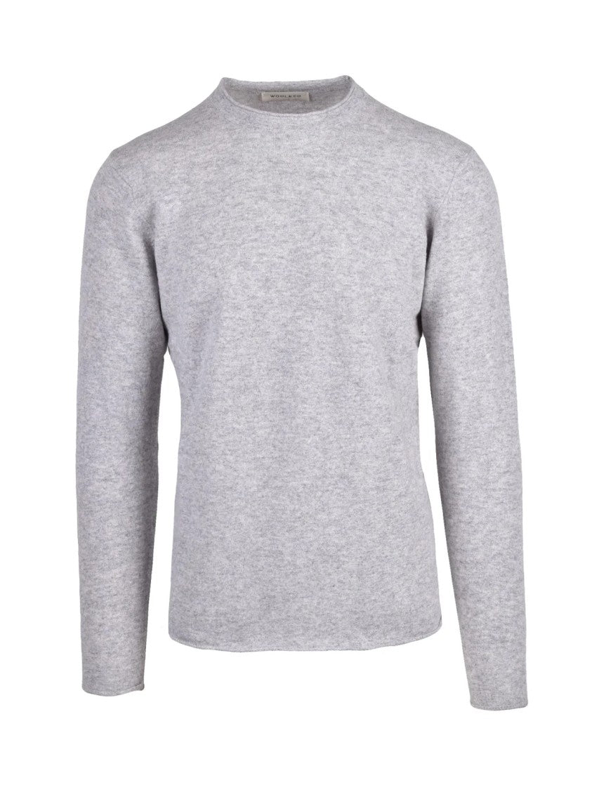 Wool & Co Crew Neck Pullover In Ultra-Soft Merino Wool And Cashmere Blend
