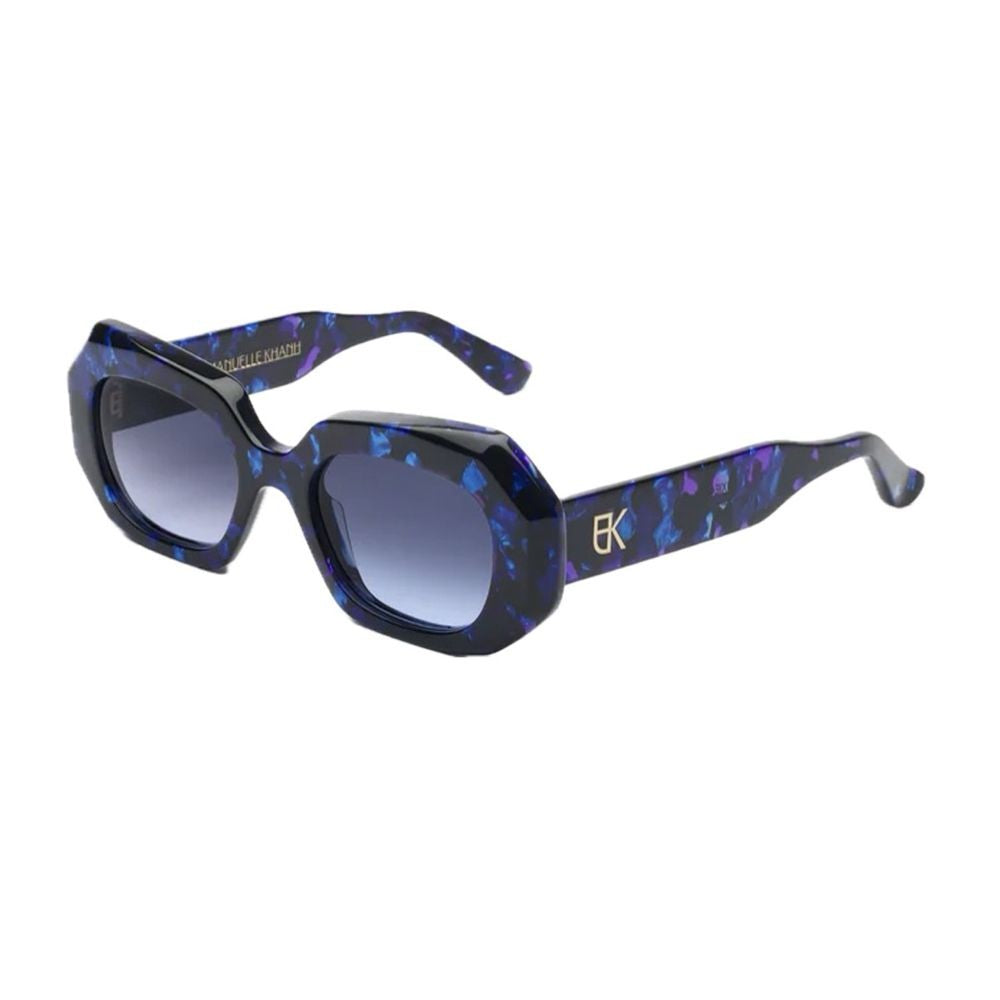 Emmanuelle Khanh Dixie Geometric Blue Tortoiseshell Emmanuelle Khanh Sunglasses