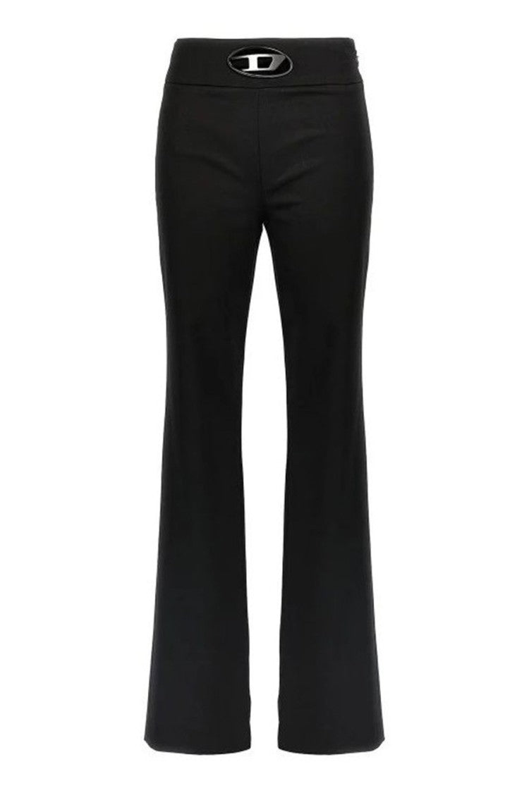 Diesel Flared High-Waist Soft Cotton Jeans