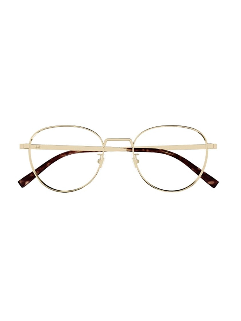 Dunhill Gold Du0085o Titanium Oval Sunglasses