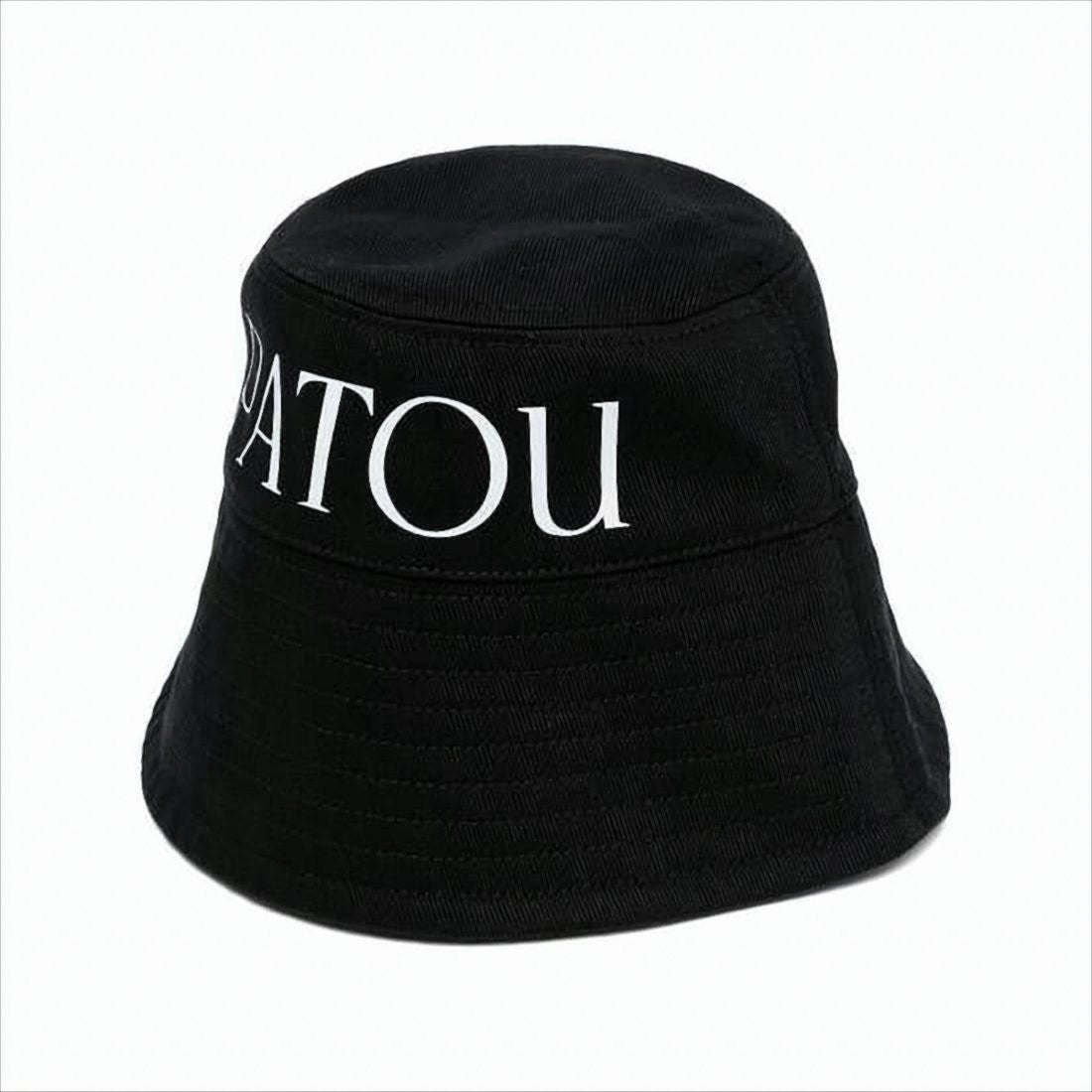 Patou Cotton Bucket Hat With Bold Lettering
