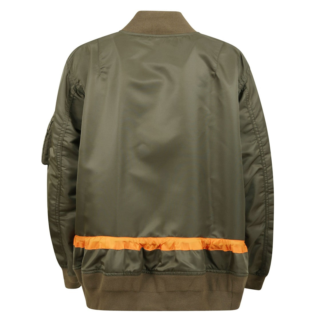 Sacai Shiny Fabric Bomber Jacket