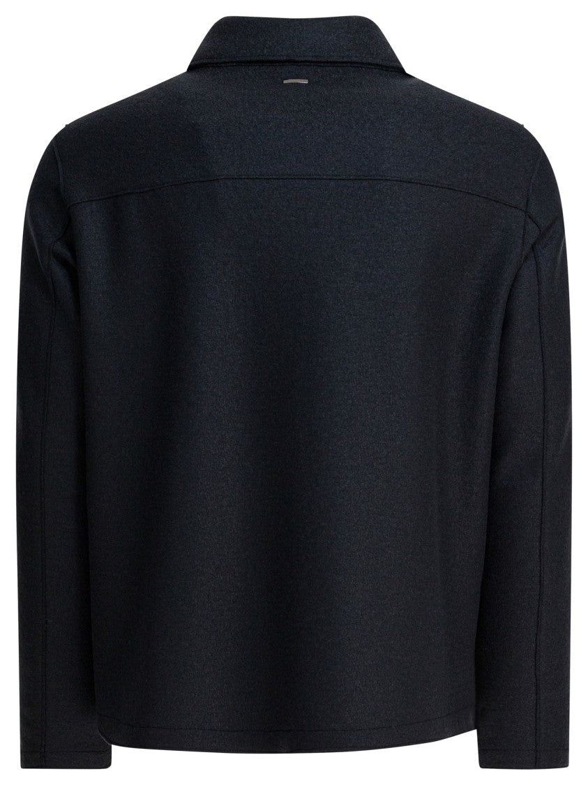 Herno Virgin Wool Overshirt Jacket