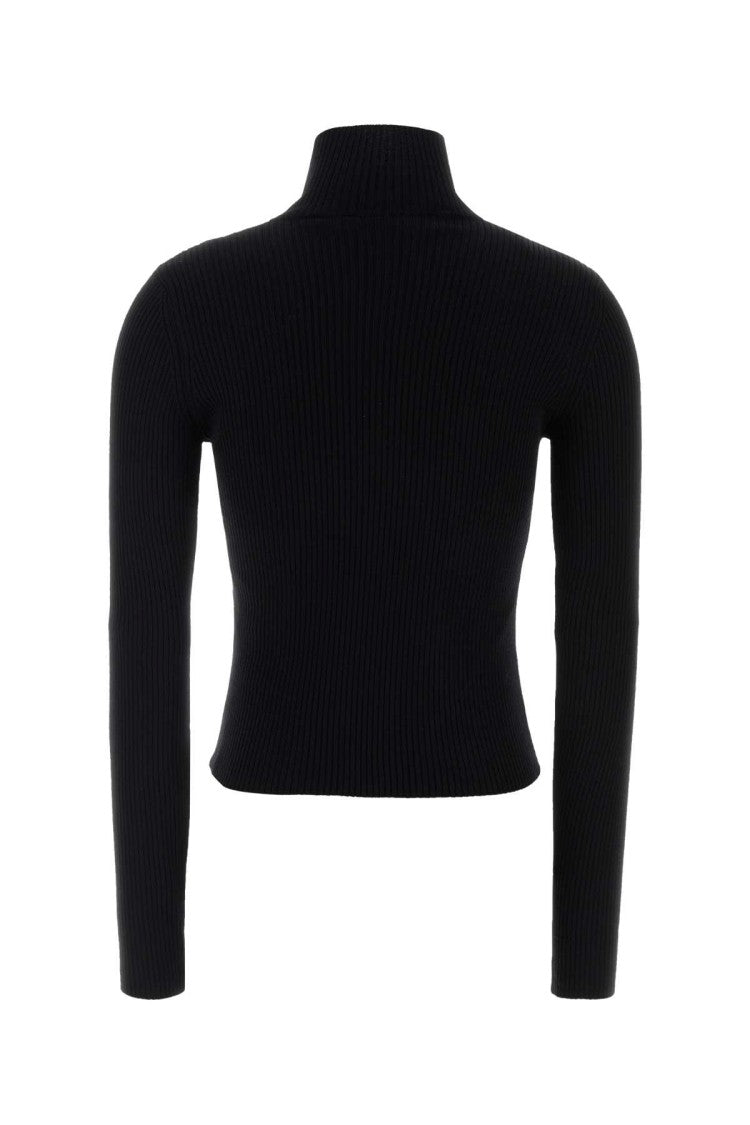 Blumarine Black Wool Blend Sweater