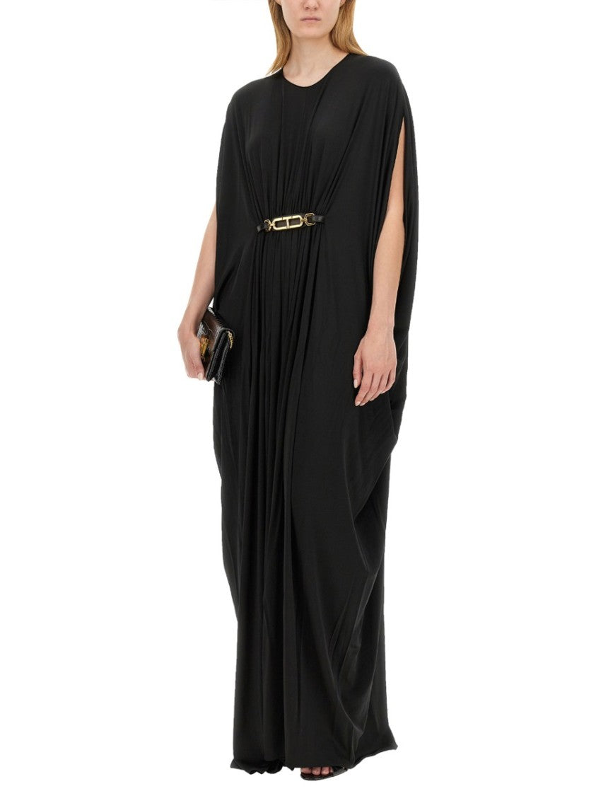 Tom Ford Flowing Black Kaftan Dress