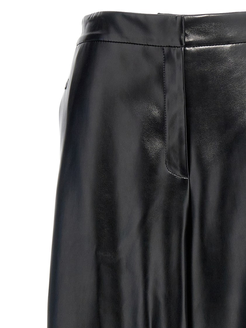 Stella Mccartney Alter Mat Leather-Effect Wide Leg Trousers