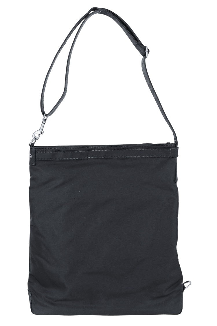 A.P.C. Black Rectangular Nylon Crossbody Bag