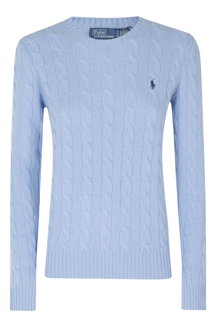 Polo Ralph Lauren Julianna Long Sleeve Pullover With Classic Cable Knit Design