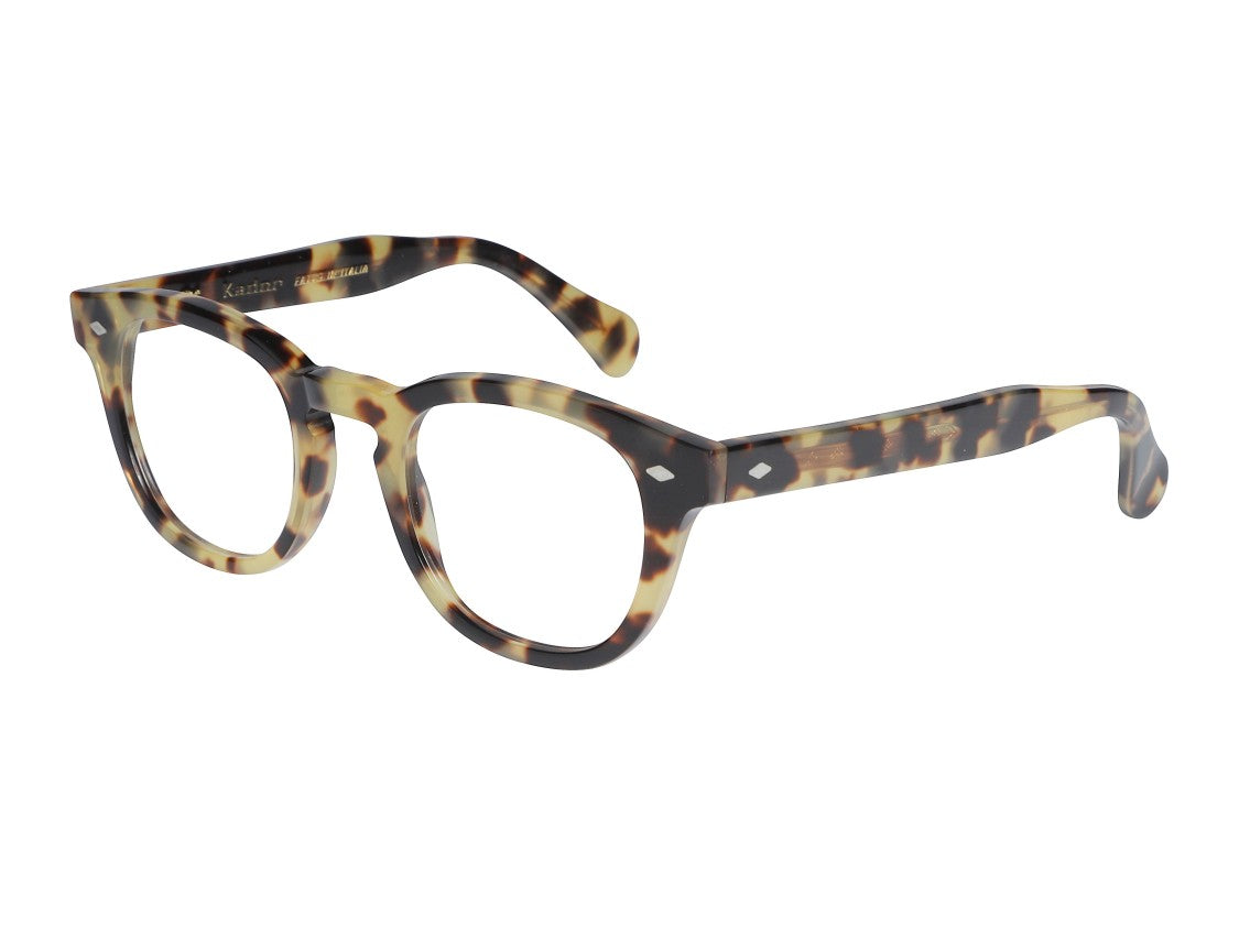 Kador Tortoiseshell Jolly Cal 49 Round Eyeglasses