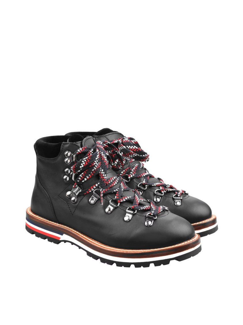 Moncler Blanche Logo Hiker Boots
