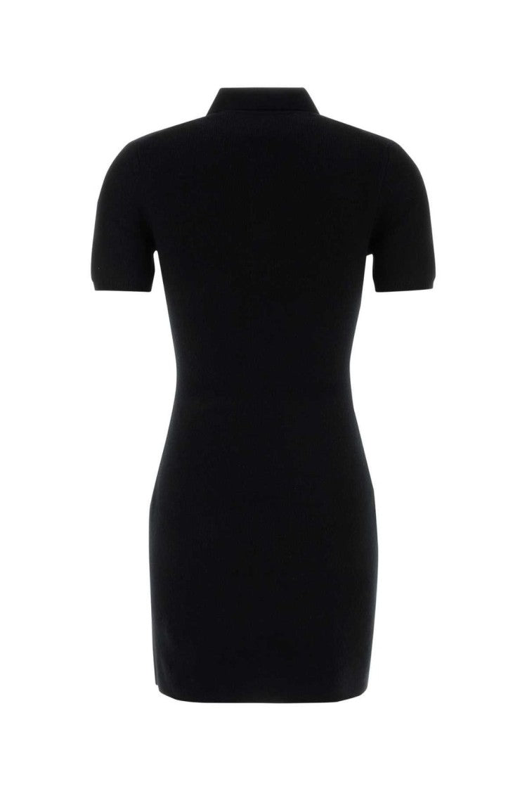 T By Alexander Wang Ss Polo Dress With Knit Logo Patch