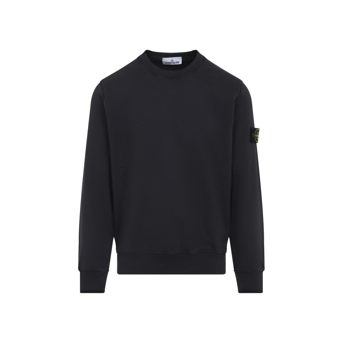 Stone Island Dark Grey Cotton Fleece Sweatshirt