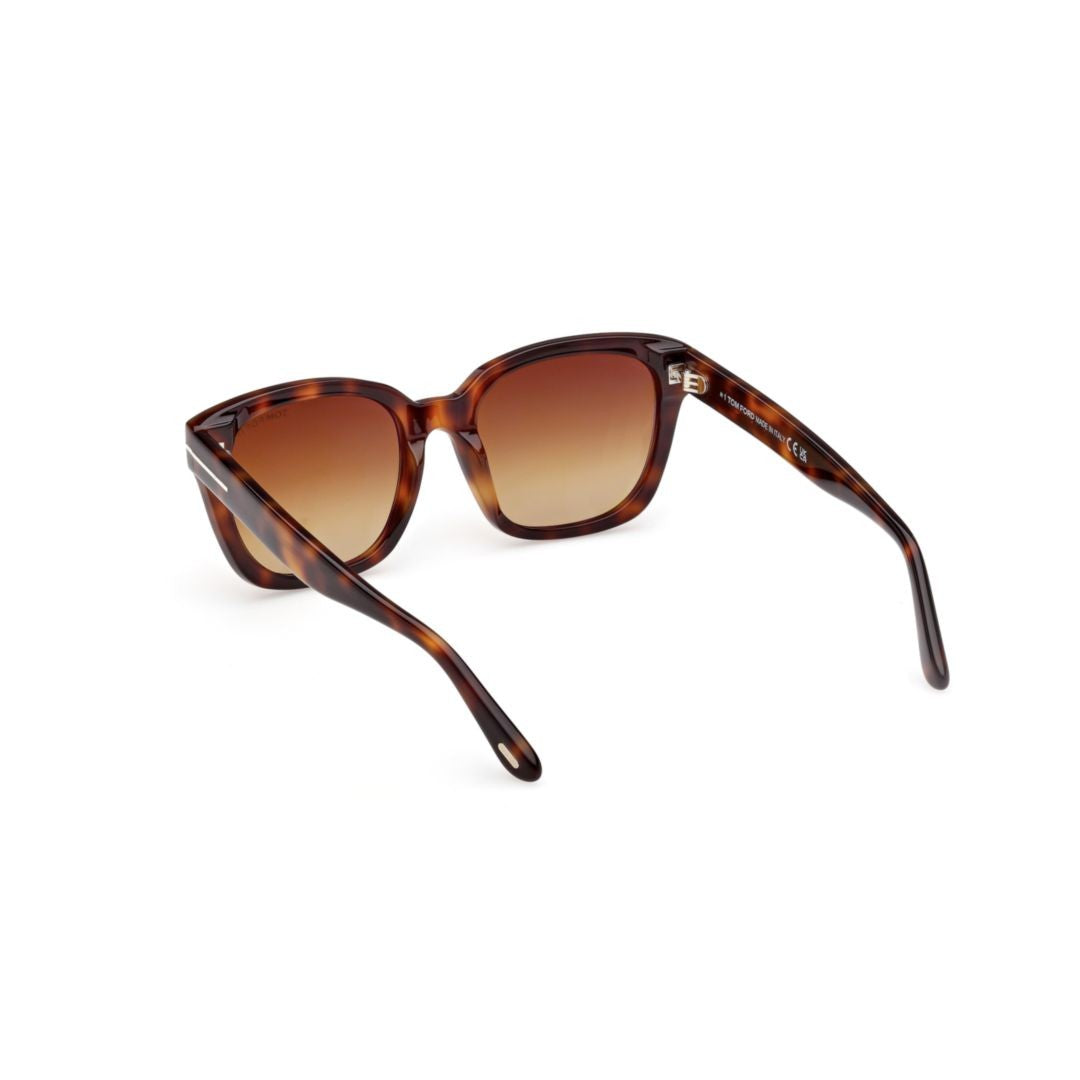 Tom Ford Ft1216 Tortoiseshell Square Frame Sunglasses