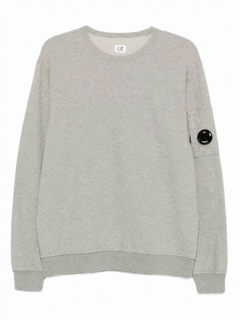 C.P. Company Casual Crewneck Sweatshirt With Distinctive Branding Patch