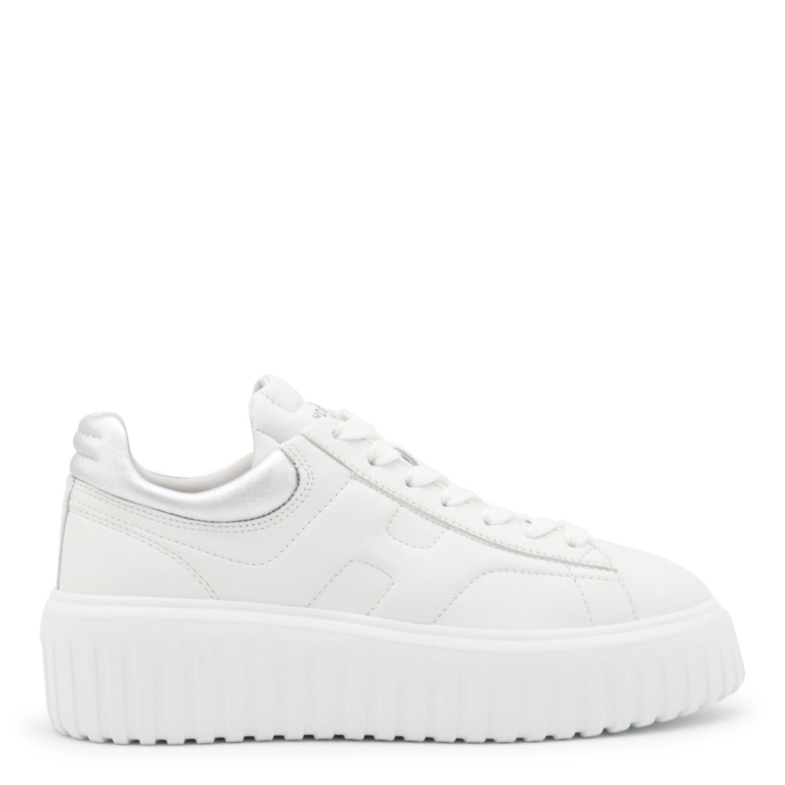 Hogan White Leather Sneakers