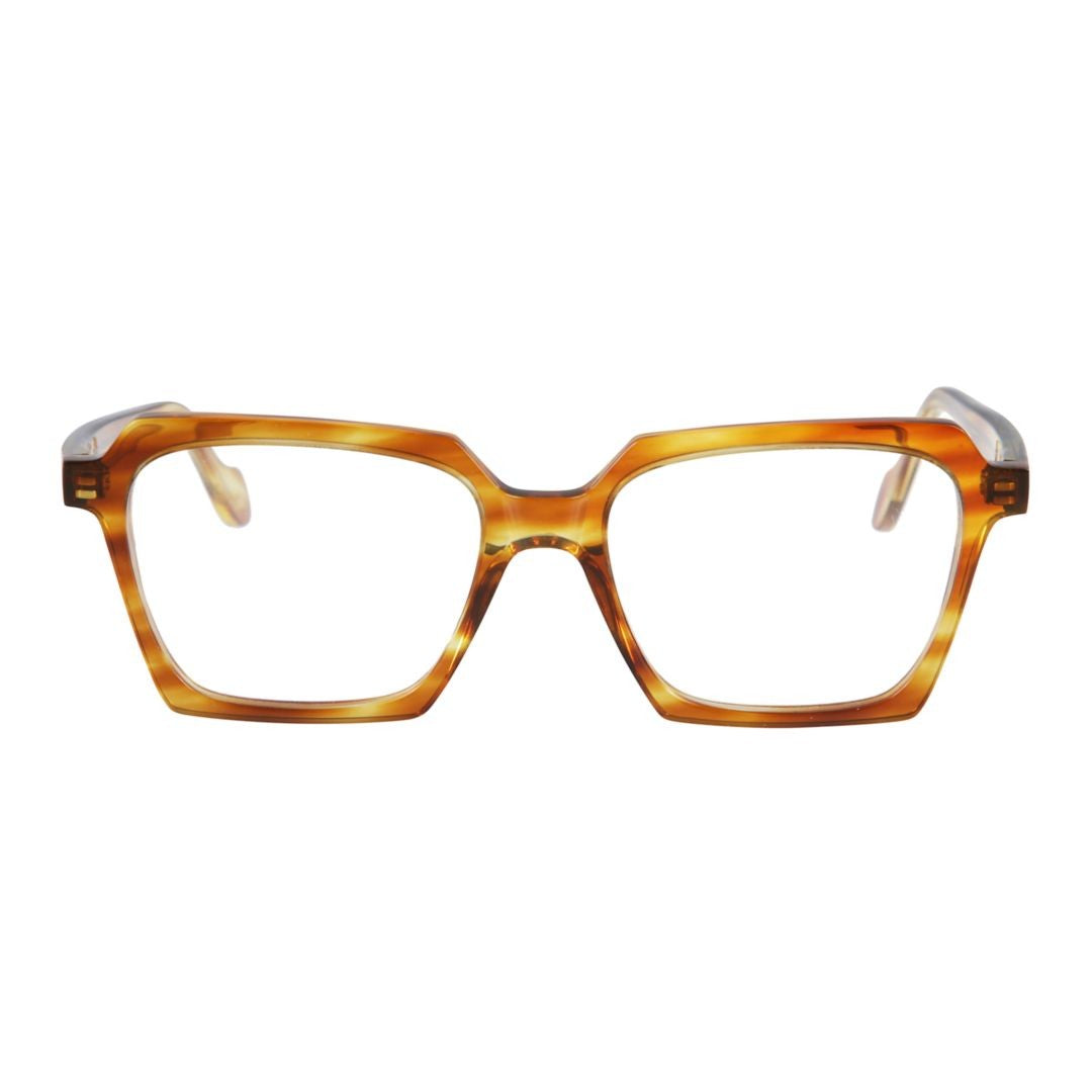 Kador Kallima Light Bold Tortoiseshell Pattern Square Frame Eyeglasses