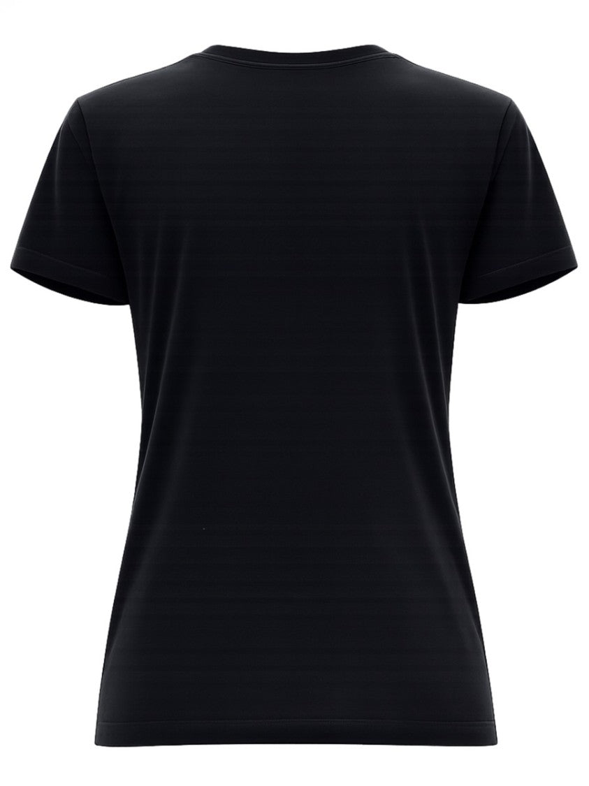 Isabel Marant Étoile Aby Minimalist Black Crew Neck Cotton T-Shirt
