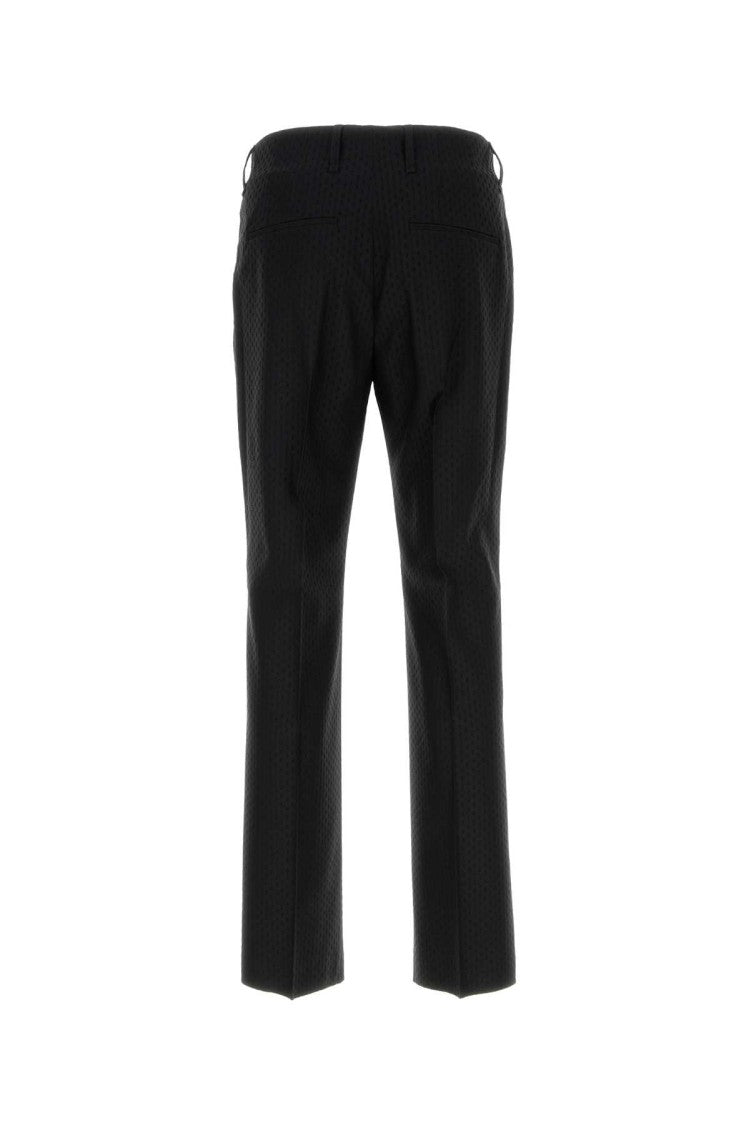 Fendi Black Wool Blend Pant