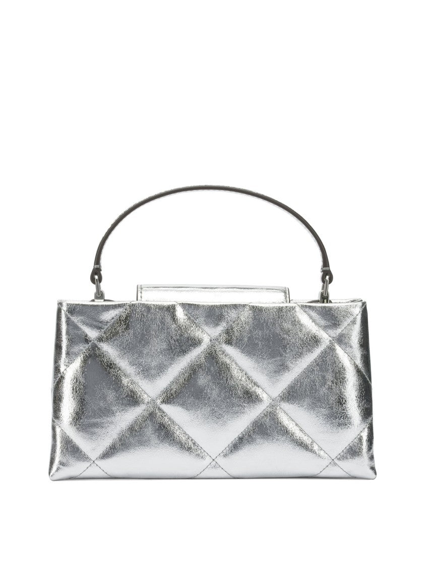 Tory Burch Quilted Metallic Leather Shoulder Bag