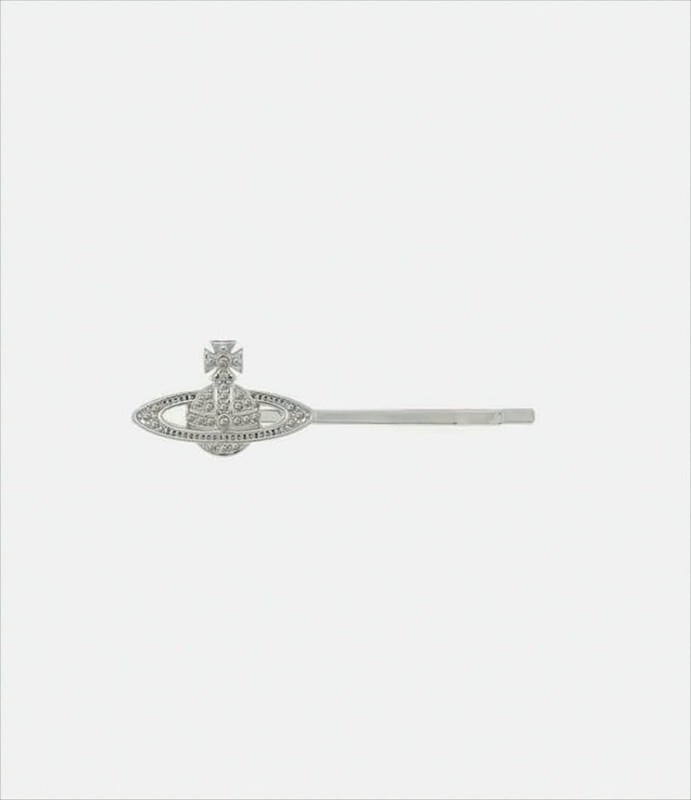 Vivienne Westwood Platinum Crystal Hair Accessory