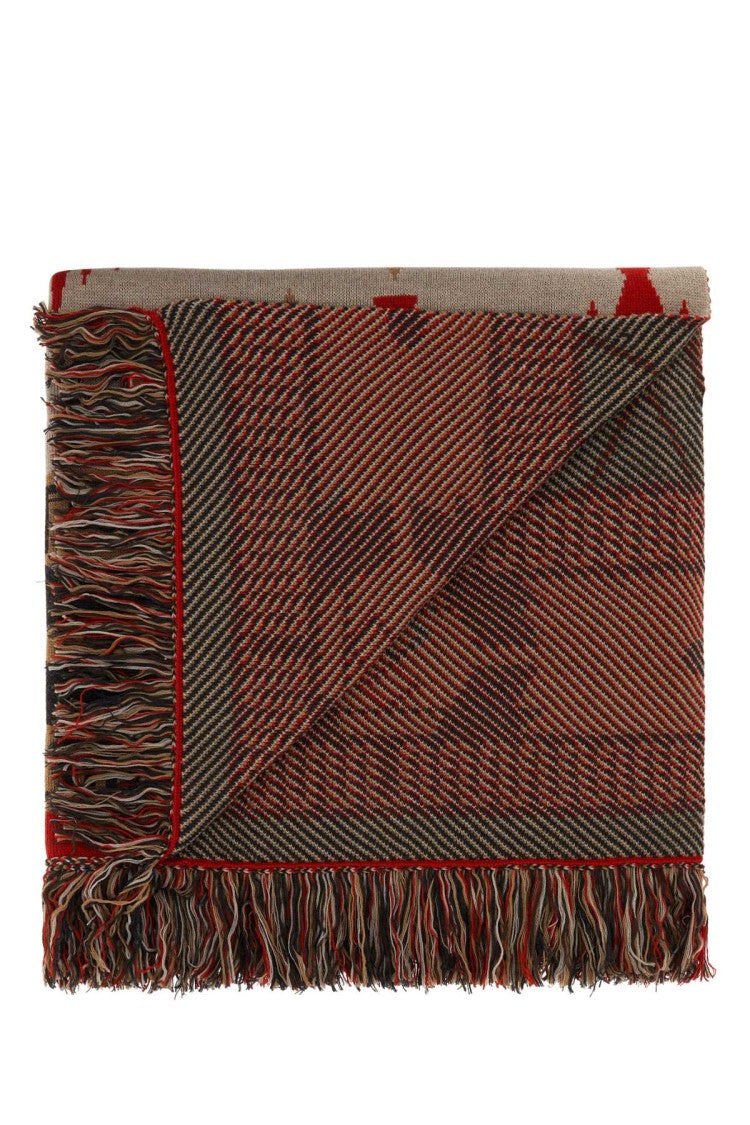 Alanui Embroidered Cashmere Blend Icon Blanket