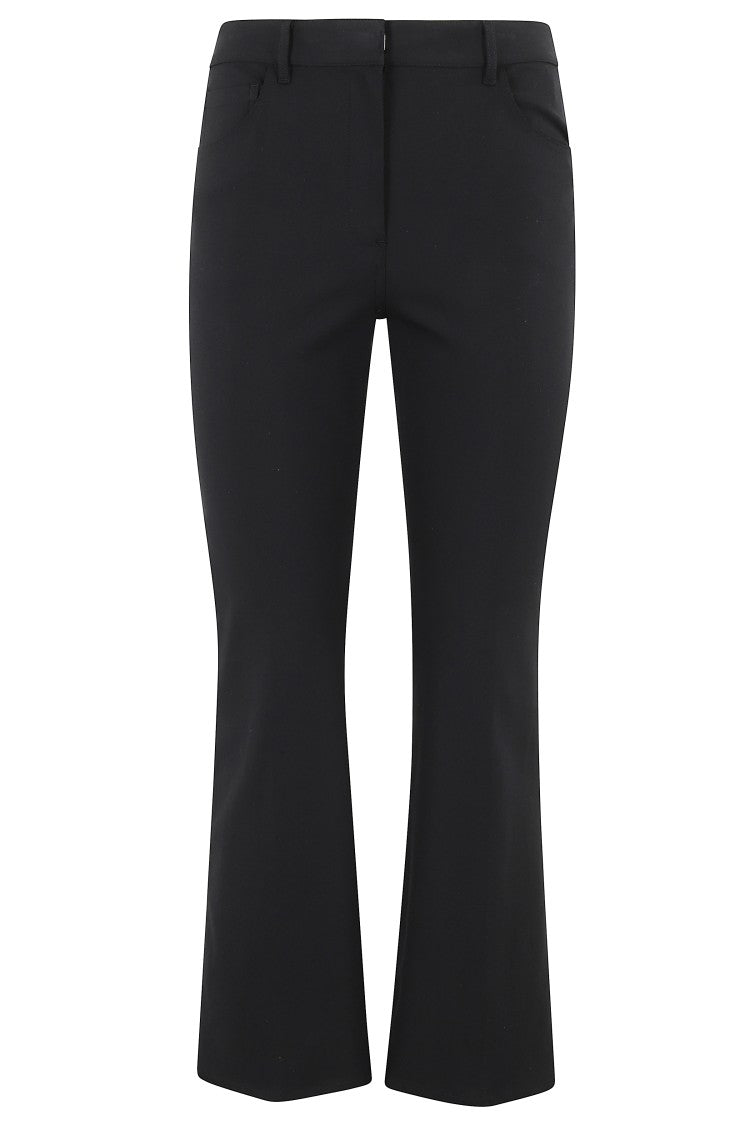 Theory High-Waisted Cropped Pants With Five-Pocket Design