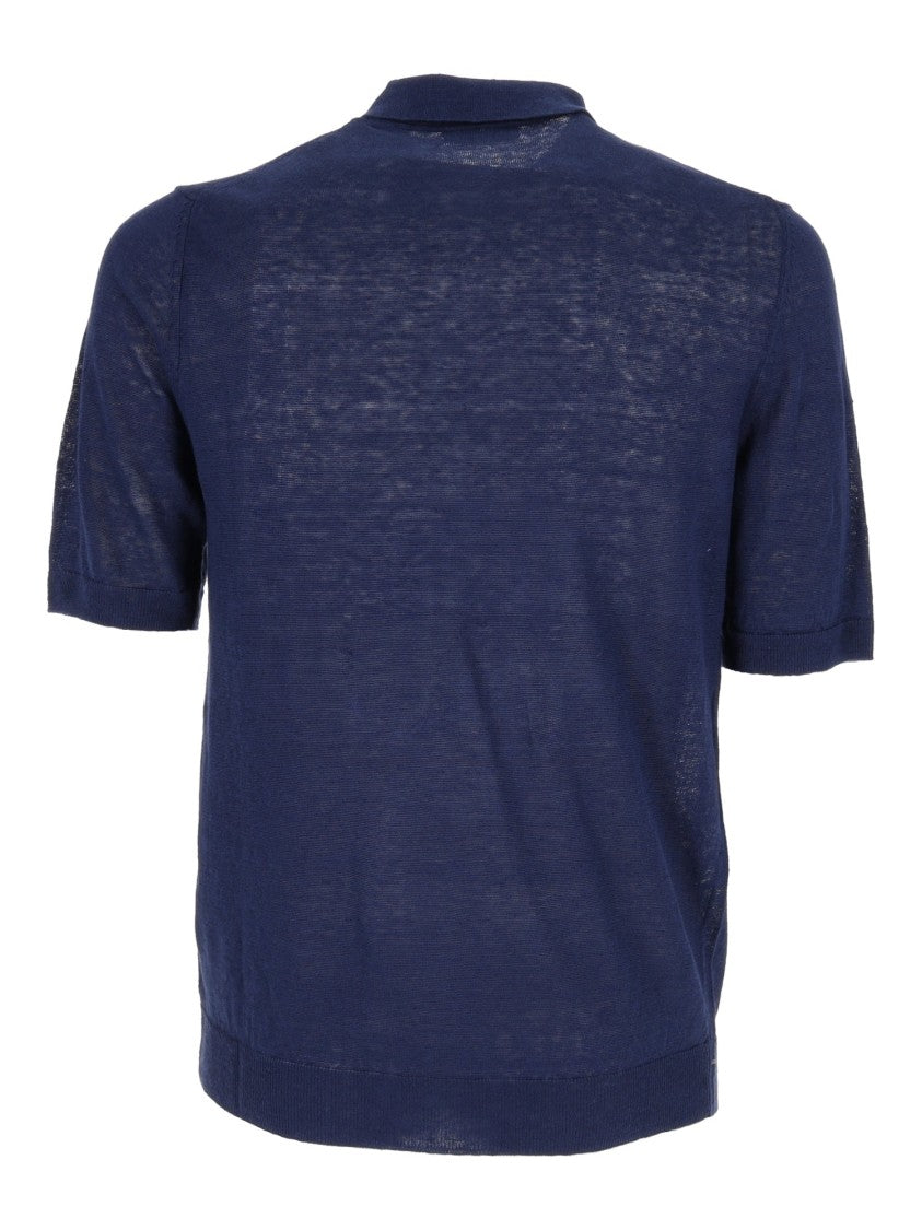 Ballantyne Linen Short-Sleeved Polo