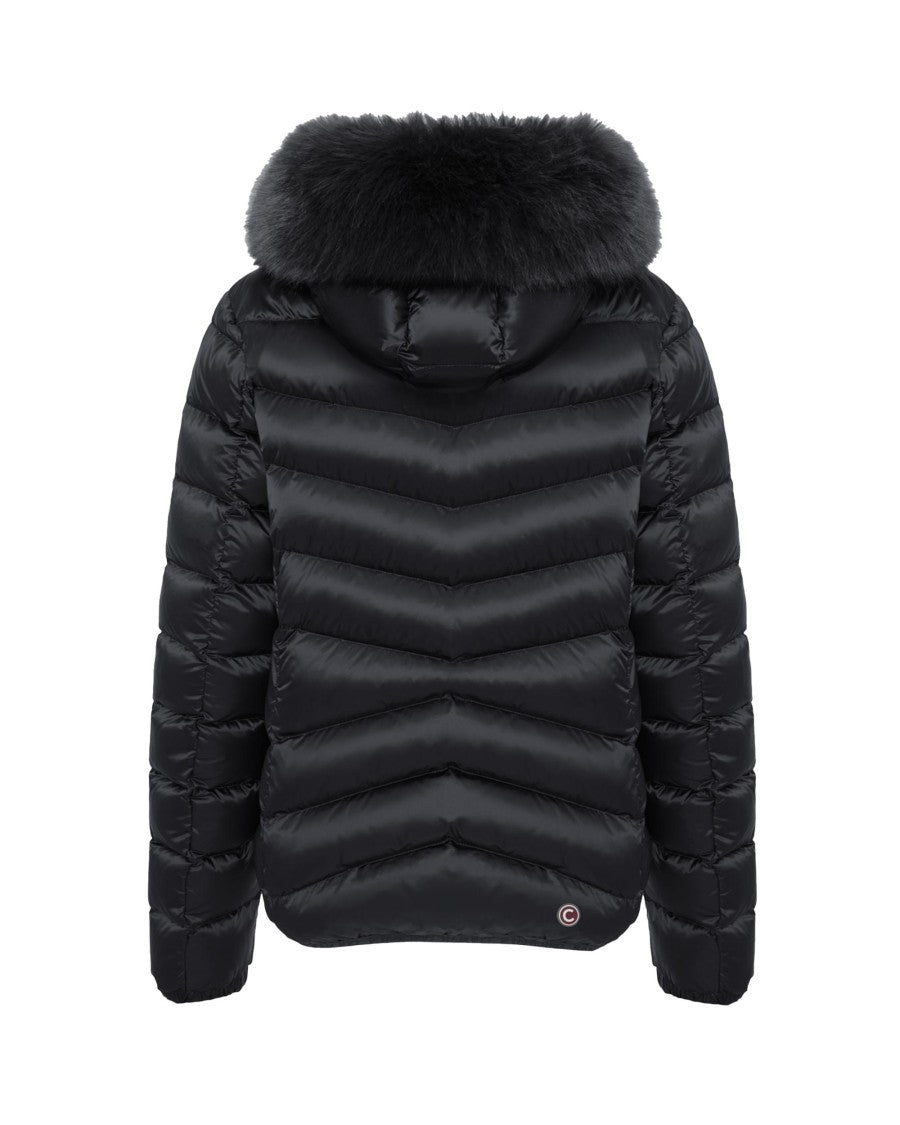 Colmar Quilted Down Coat With Detachable Synthetic Fur Hood