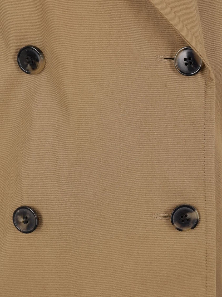 Dries Van Noten Camel Bosea Cotton Twill Double-Breasted Jacket