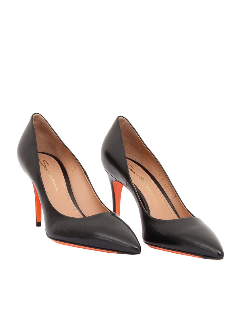 Santoni Pointed Toe High Pumps