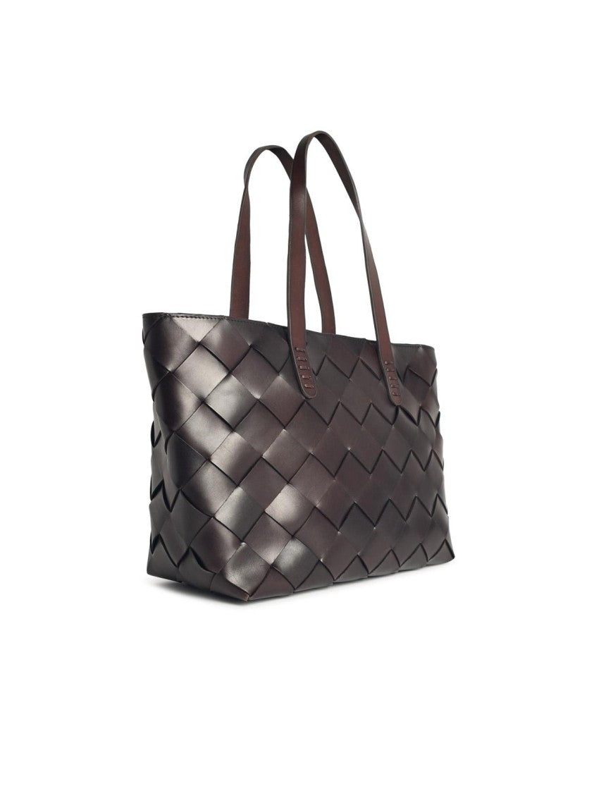 Dragon Diffusion 'Crossover' Dark Brown Leather Bag