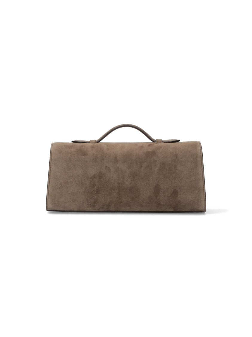 Savette Structured Handbag With Gold-Tone Clasp