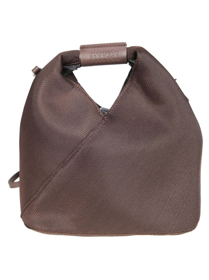 Mm6 By Maison Margiela Structured White Handbag With Top Handle And Rectangular Silhouette