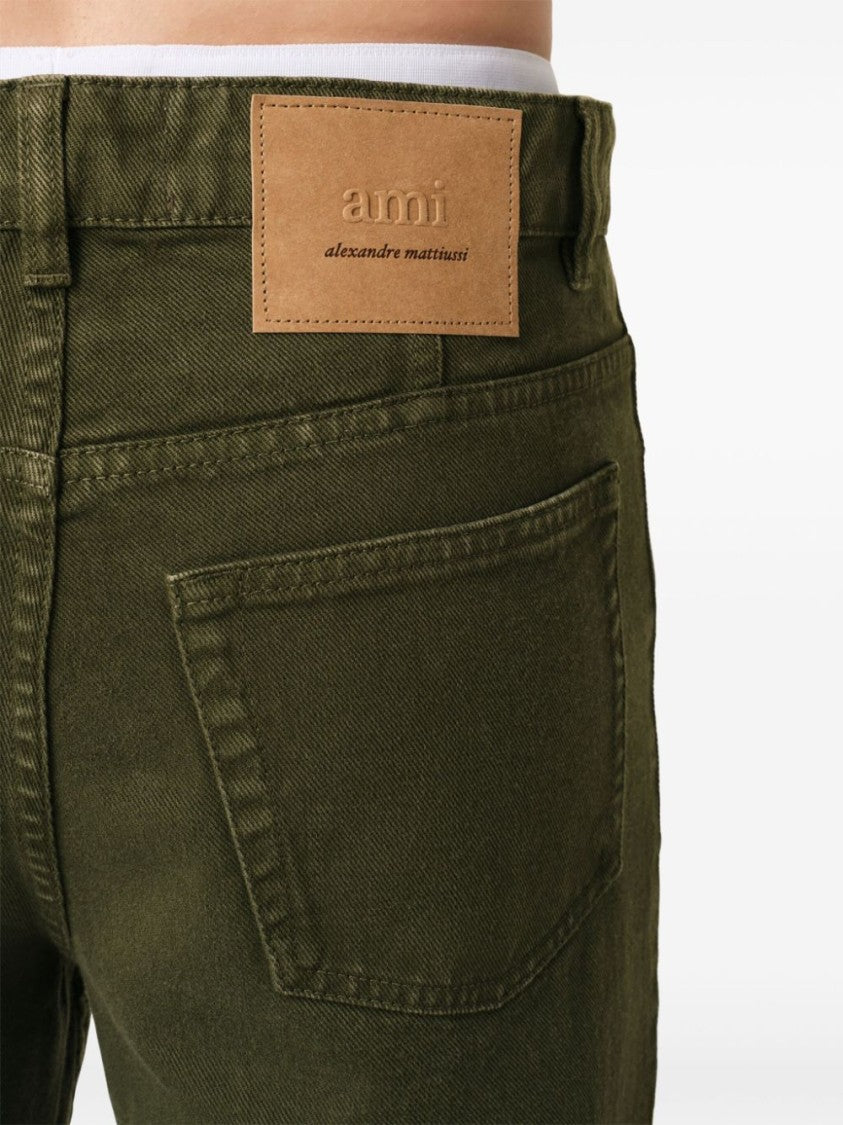 Ami Paris Straight-Leg Casual Trousers