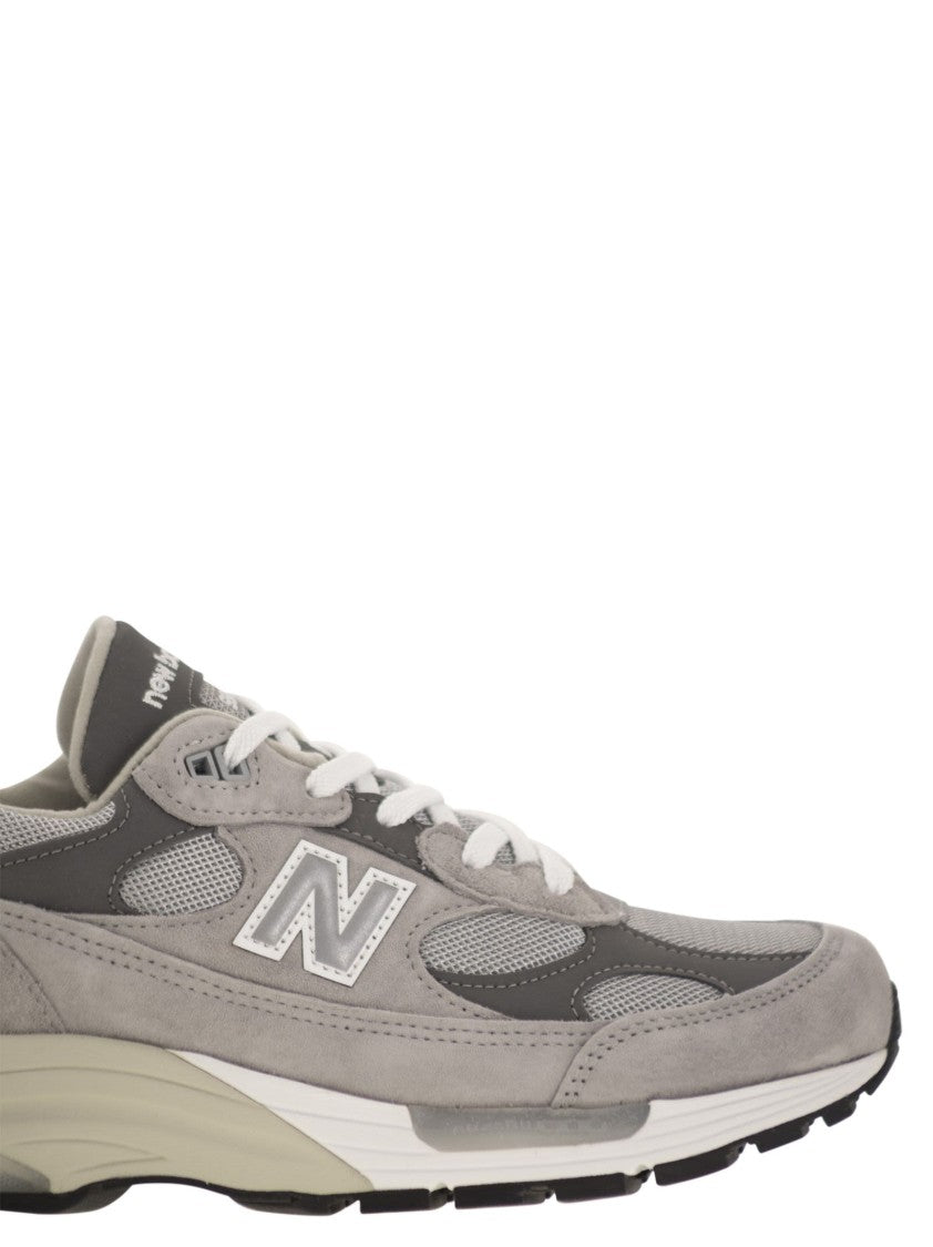 New Balance 992 Core Sneakers With Premium Suede And Mesh Construction
